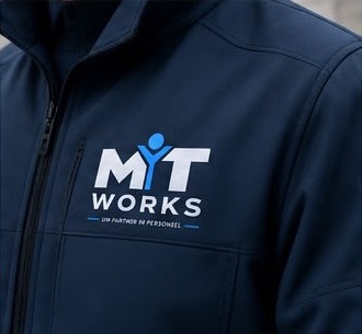 Werkjas met MT Works logo